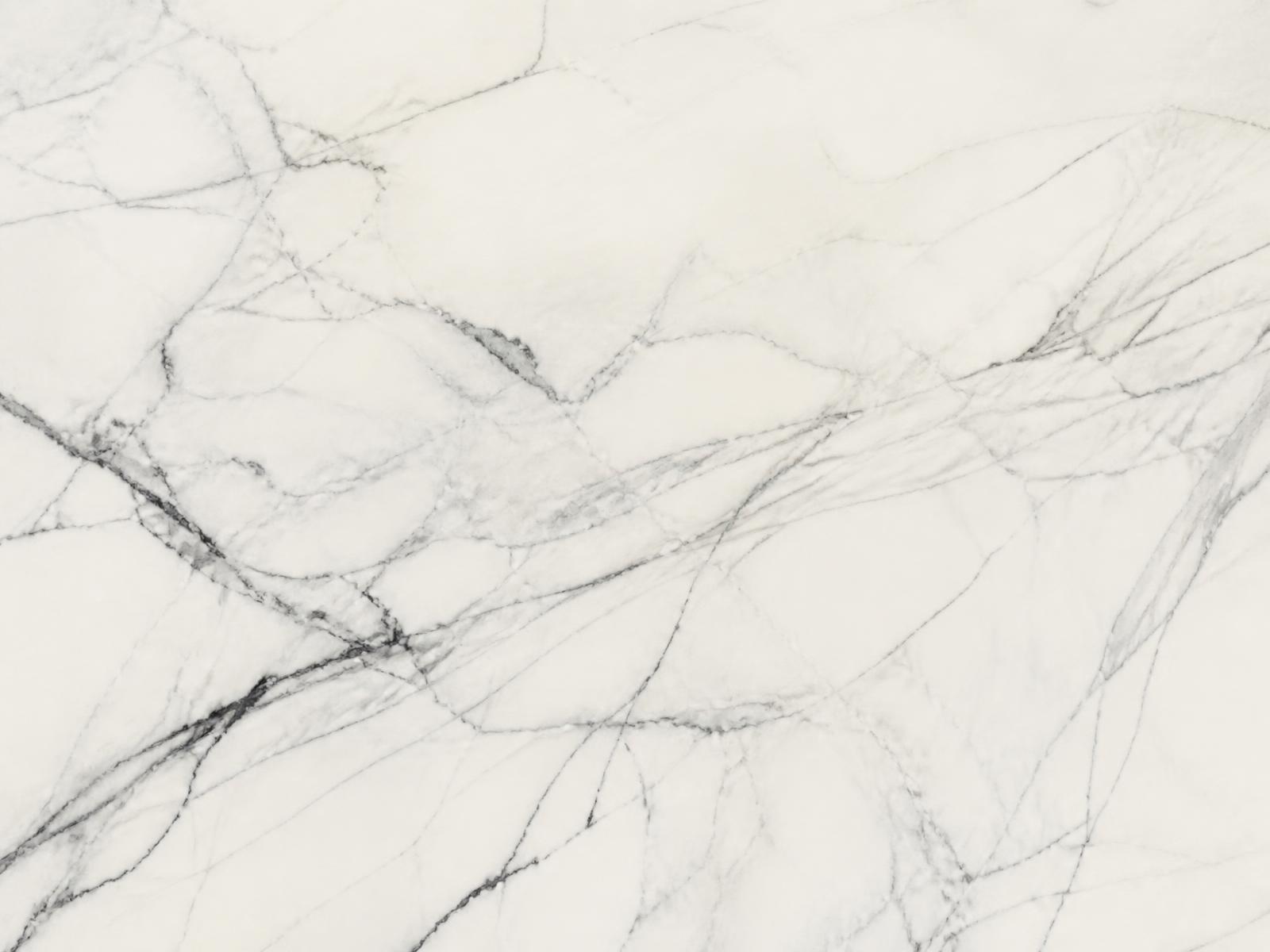 Detail of a white marble surface with fine grey veining